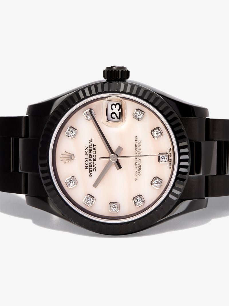 Customised Pre-owned Stainless Steel Rolex Datejust Watch