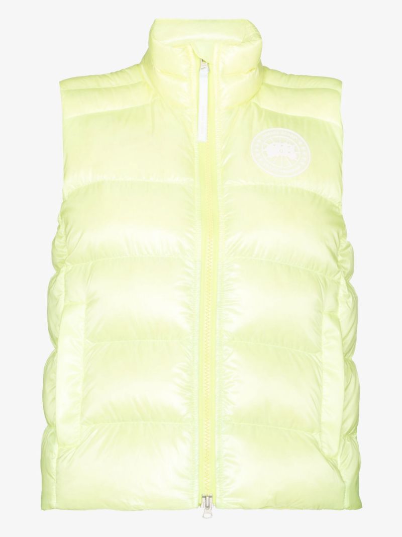 Yellow Cypress Quilted Gilet