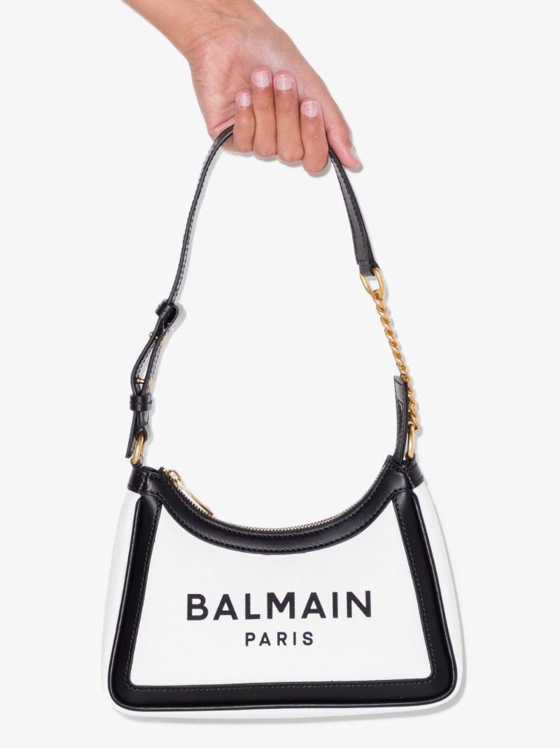Neutral B-army Canvas Shoulder Bag