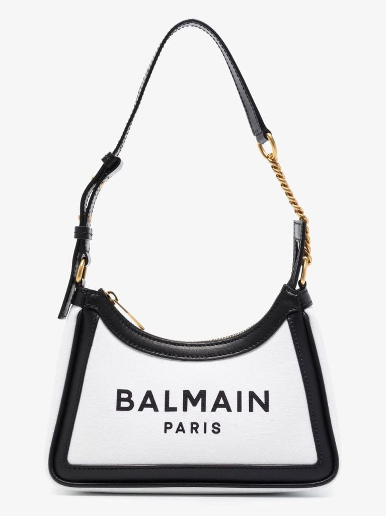 Neutral B-army Canvas Shoulder Bag