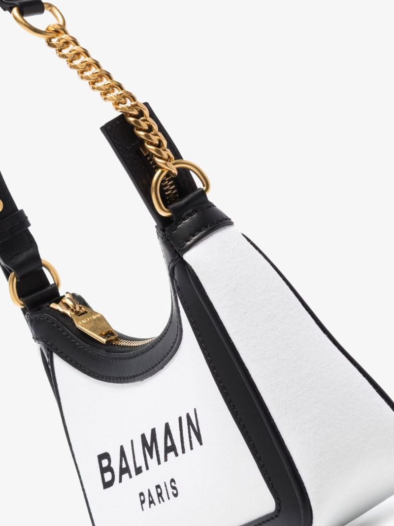 Neutral B-army Canvas Shoulder Bag