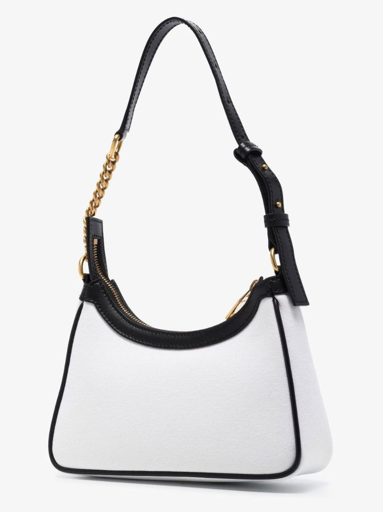 Neutral B-army Canvas Shoulder Bag
