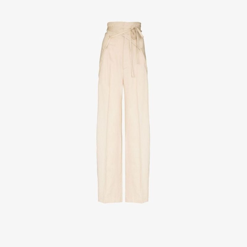 Le Pantalon Novia High-waisted Trousers