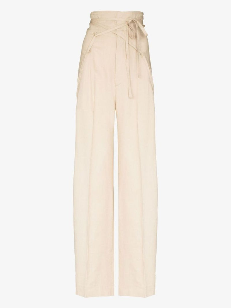 Le Pantalon Novia High-waisted Trousers