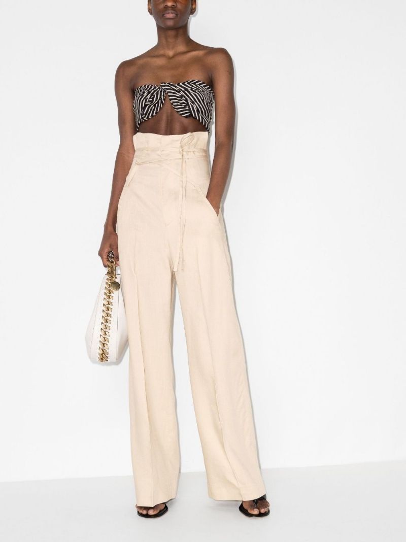 Le Pantalon Novia High-waisted Trousers