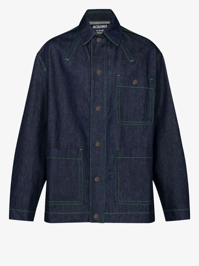 La Veste De NÃ_x0083_Â®mes Yelo Organic Cotton Denim Jacket