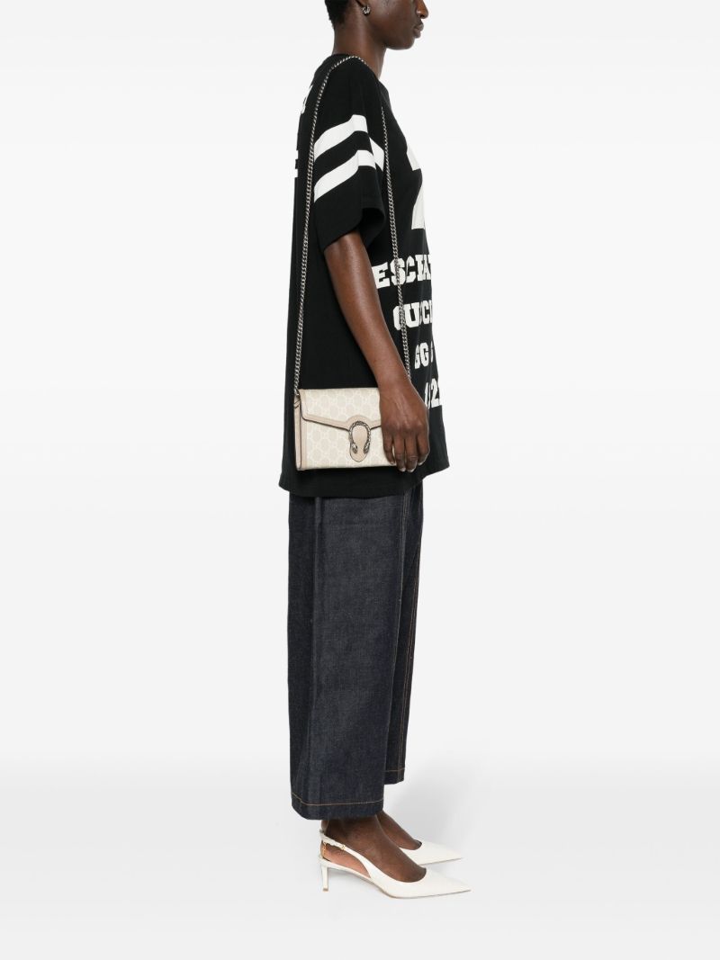 Neutral Dionysus Gg Supreme Super Mini Leather Shoulder Bag