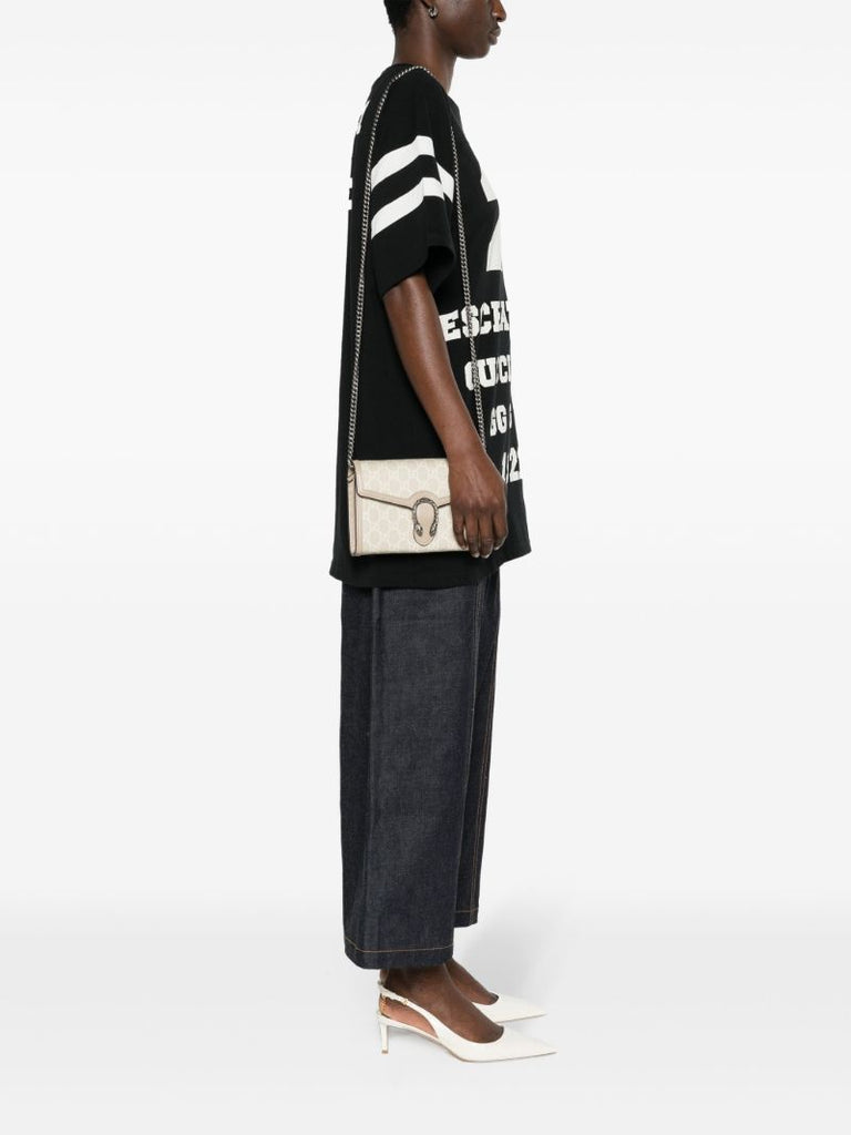 Neutral Dionysus Gg Supreme Super Mini Leather Shoulder Bag