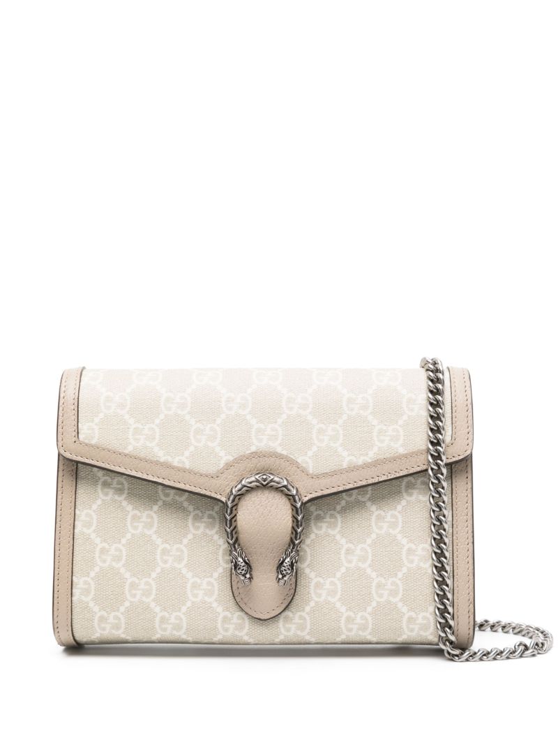 Neutral Dionysus Gg Supreme Super Mini Leather Shoulder Bag