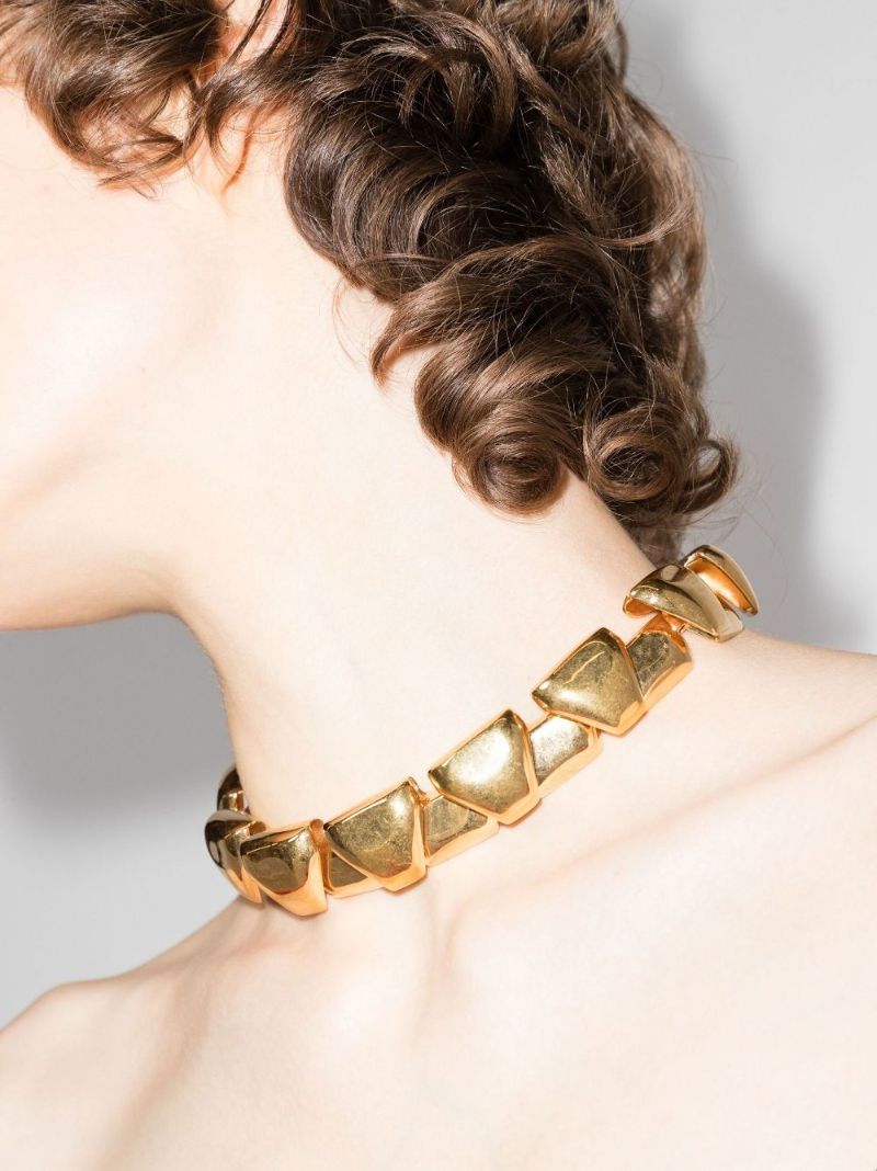 Gold-tone Choker Necklace