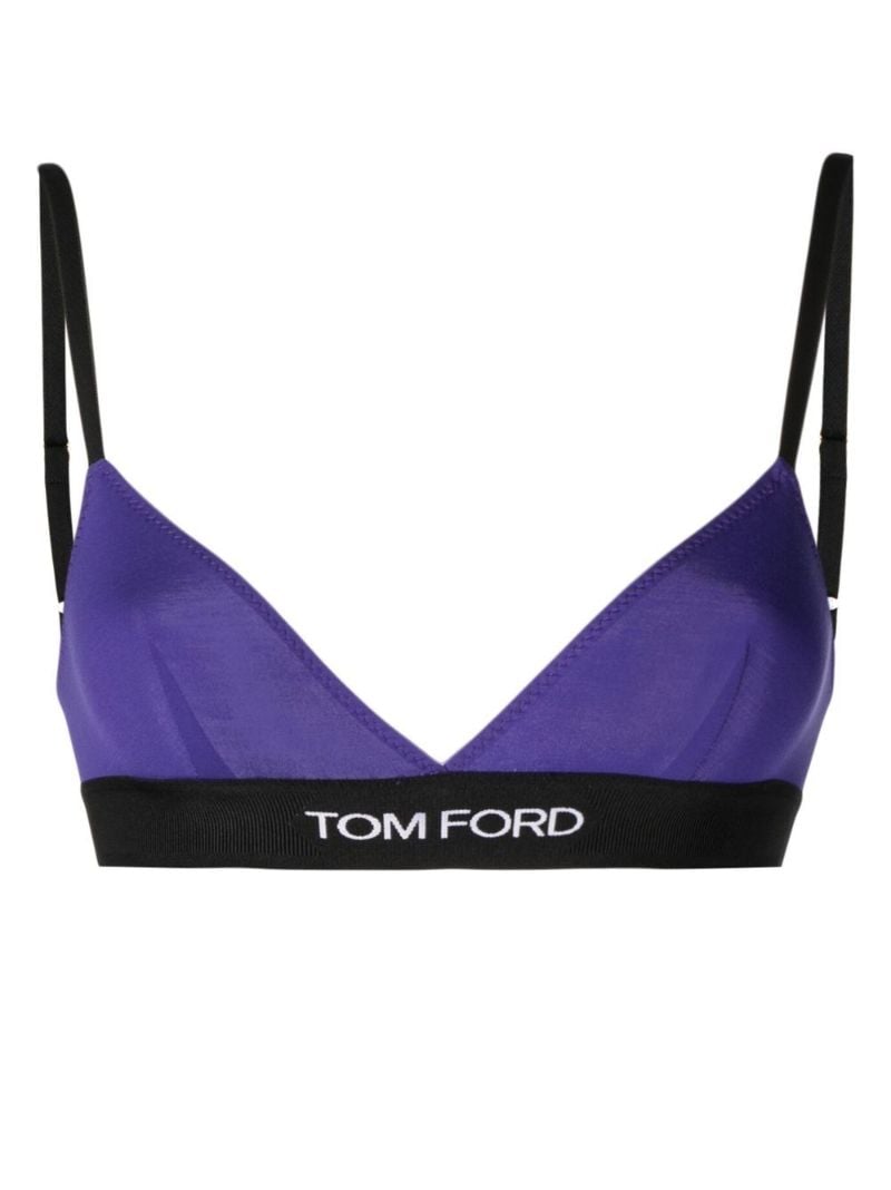 Purple Logo Underband Bra