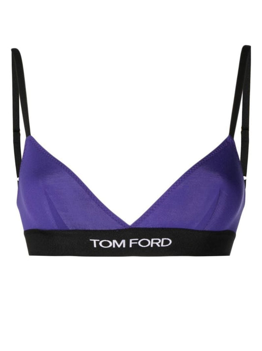 Purple Logo Underband Bra