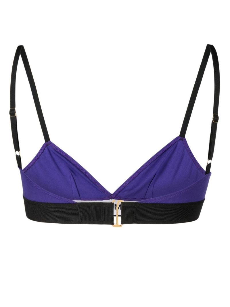 Purple Logo Underband Bra