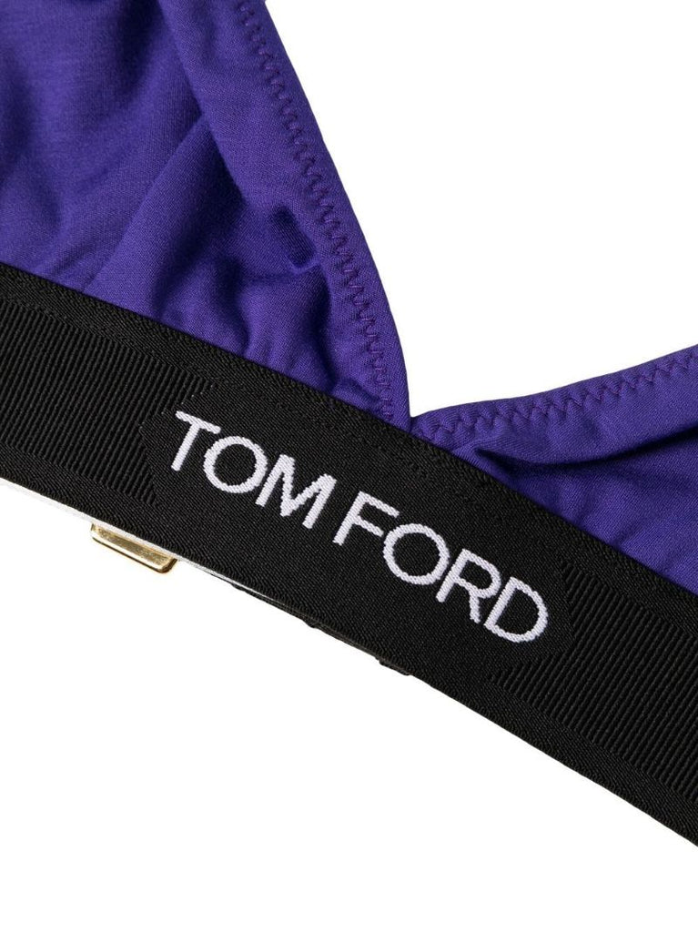 Purple Logo Underband Bra