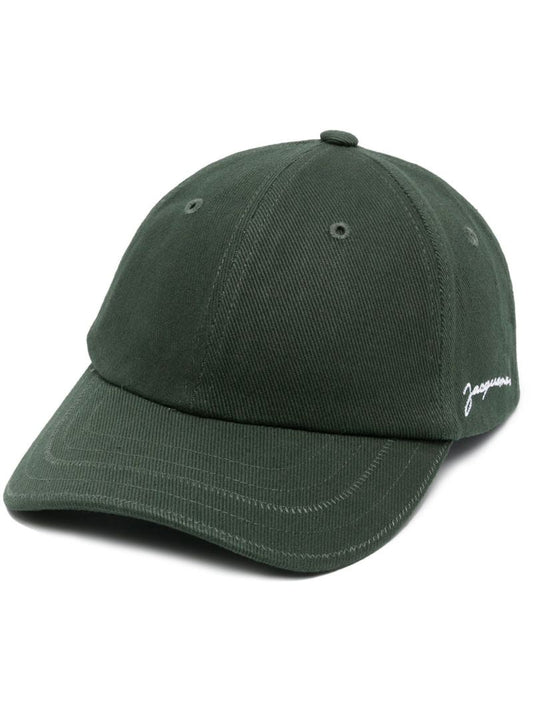 Green La Casquette Signature Logo Cap