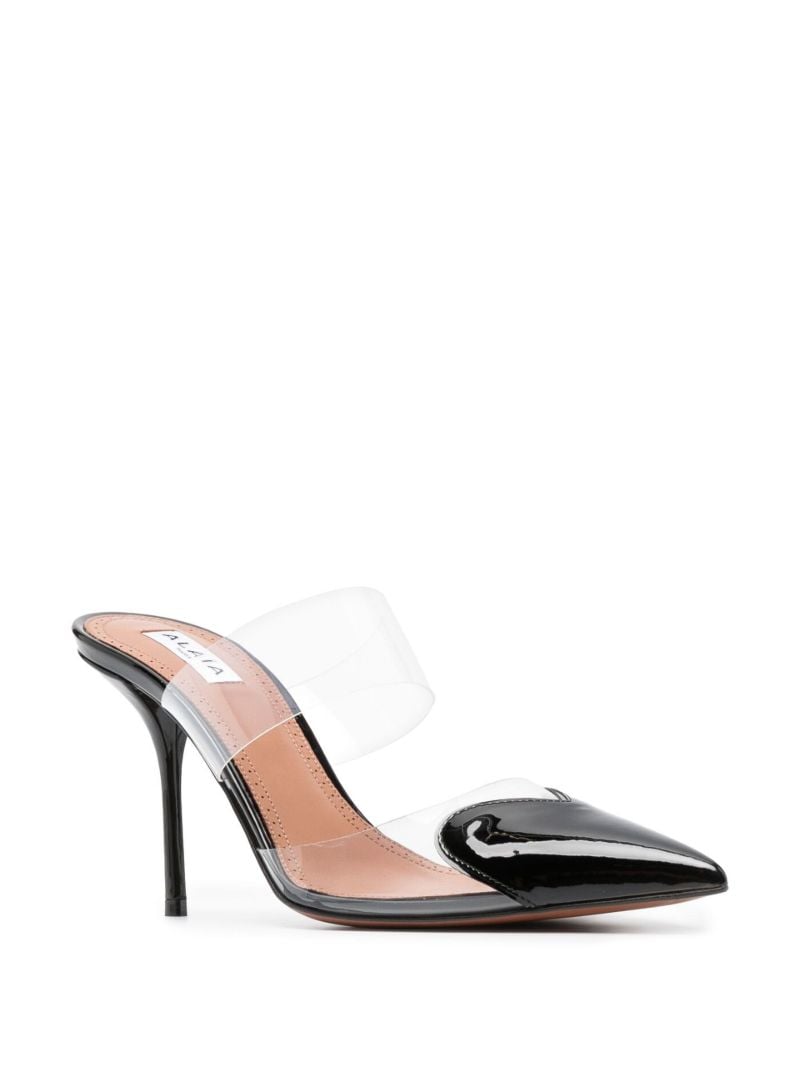 Black CÃ_x0085_â_x0080__x009c_ur 110 Patent Leather Mules