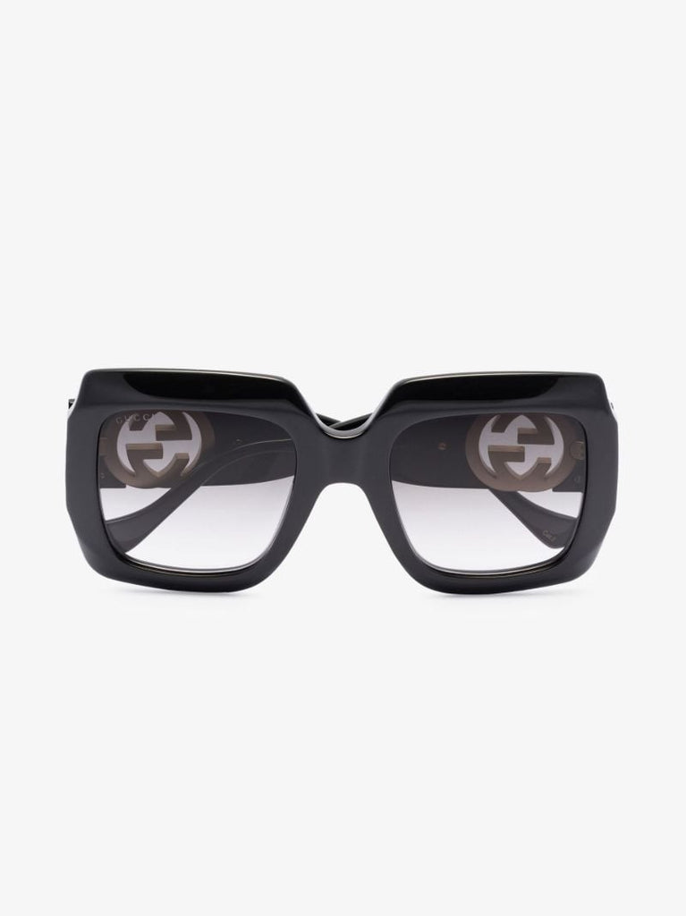 Black Oversized Square Sunglasses
