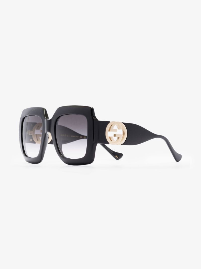 Black Oversized Square Sunglasses
