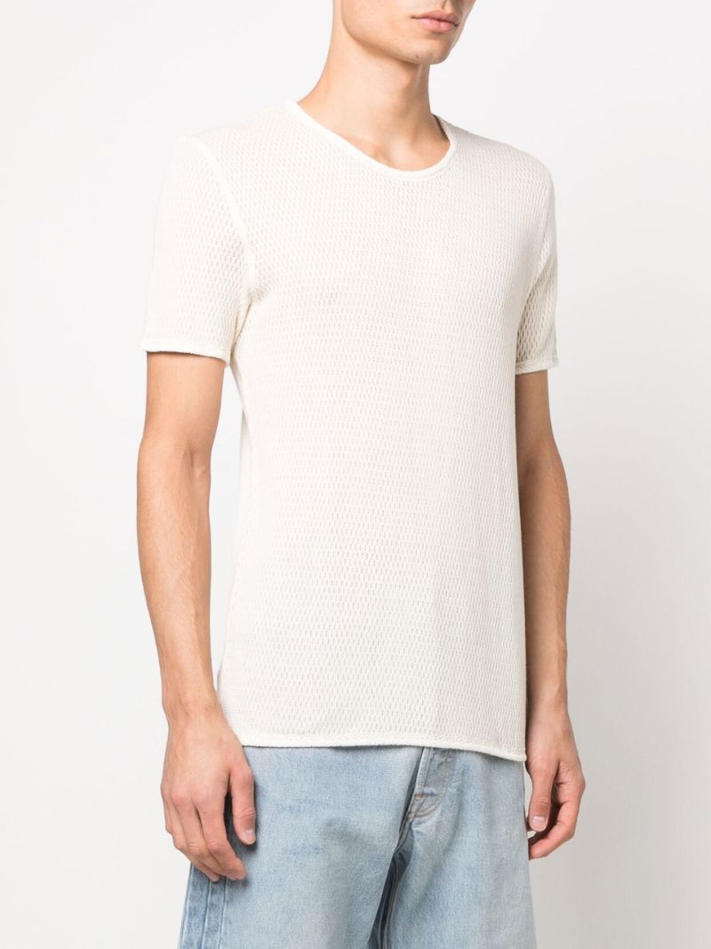 White Tanker Mesh T-shirt