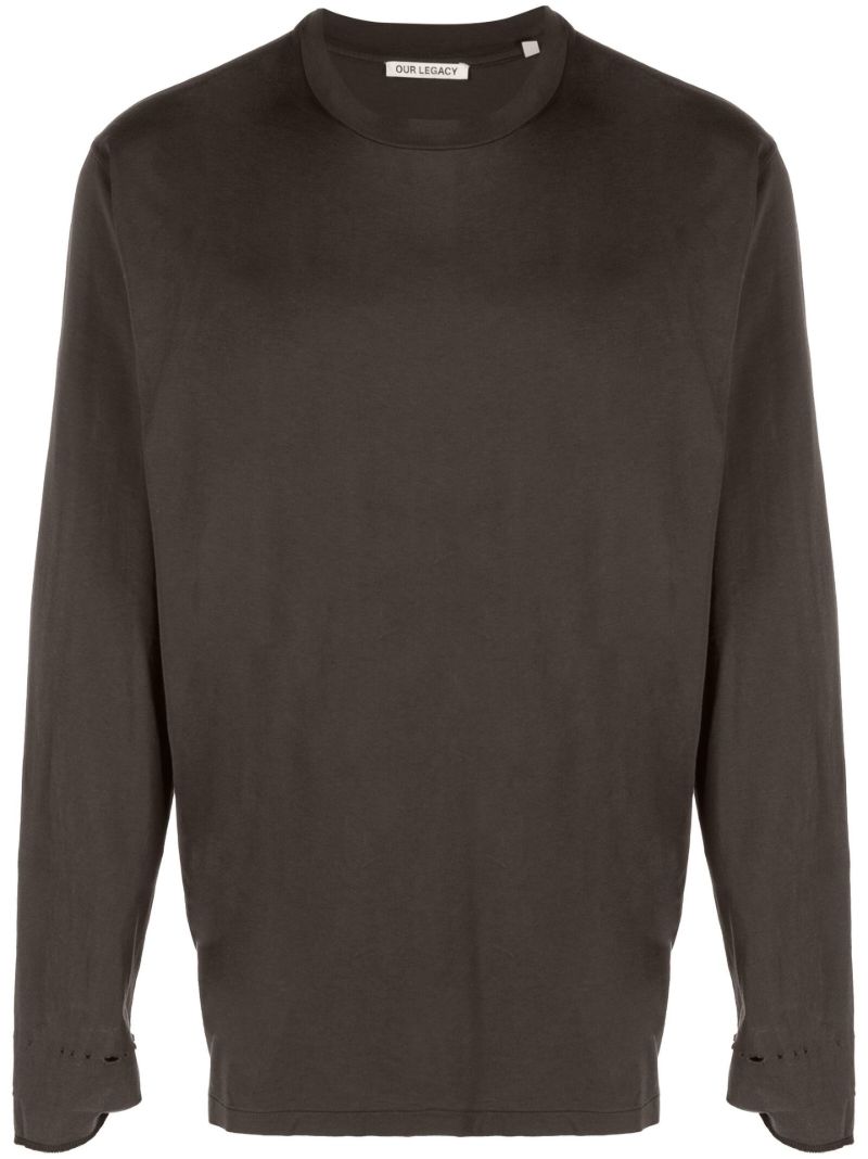 Brown Vicar Cotton Sweatshirt