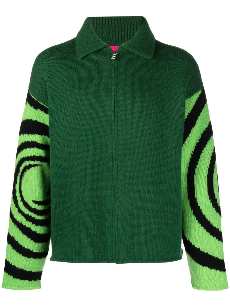 Green Natural Mystic Zip Jacket