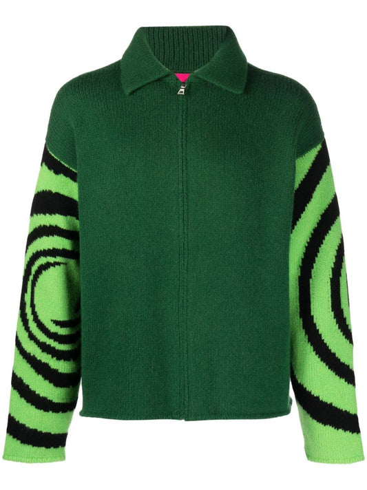 Green Natural Mystic Zip Jacket