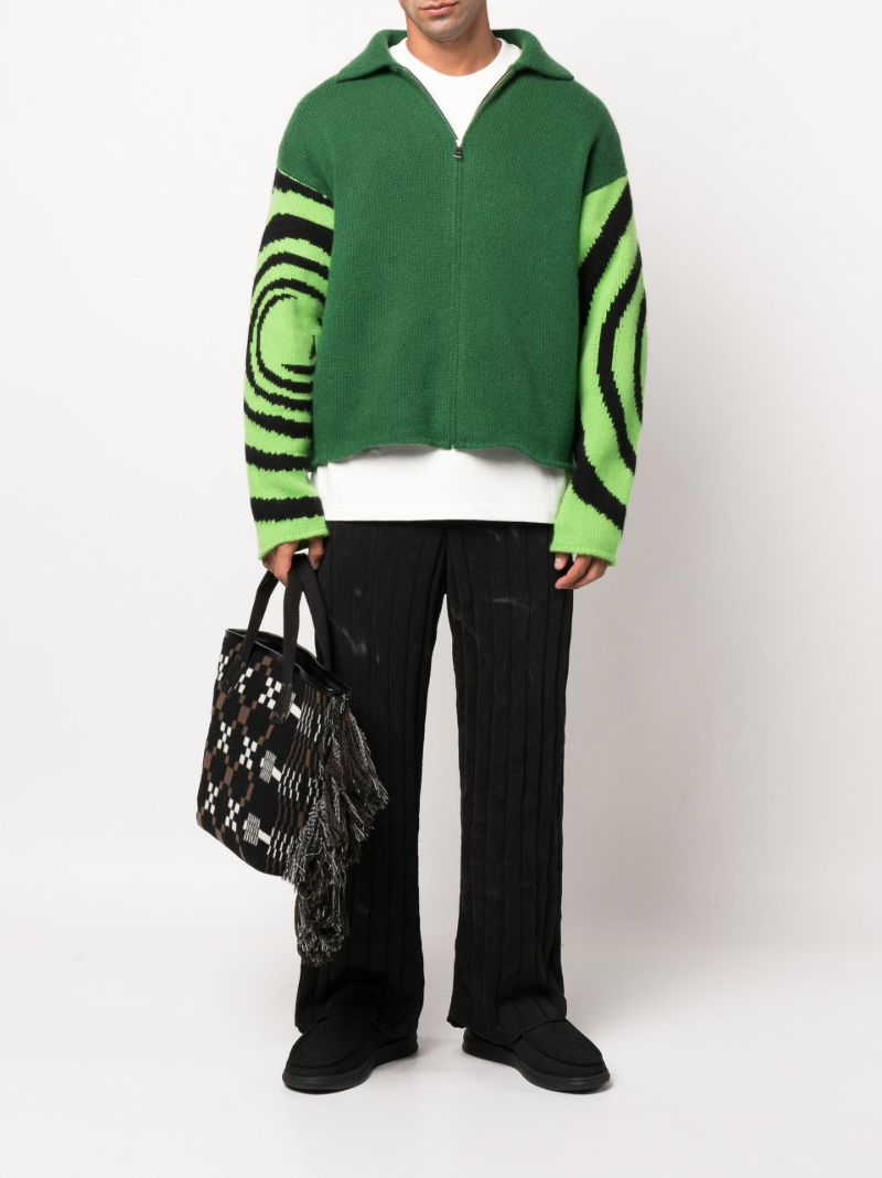 Green Natural Mystic Zip Jacket