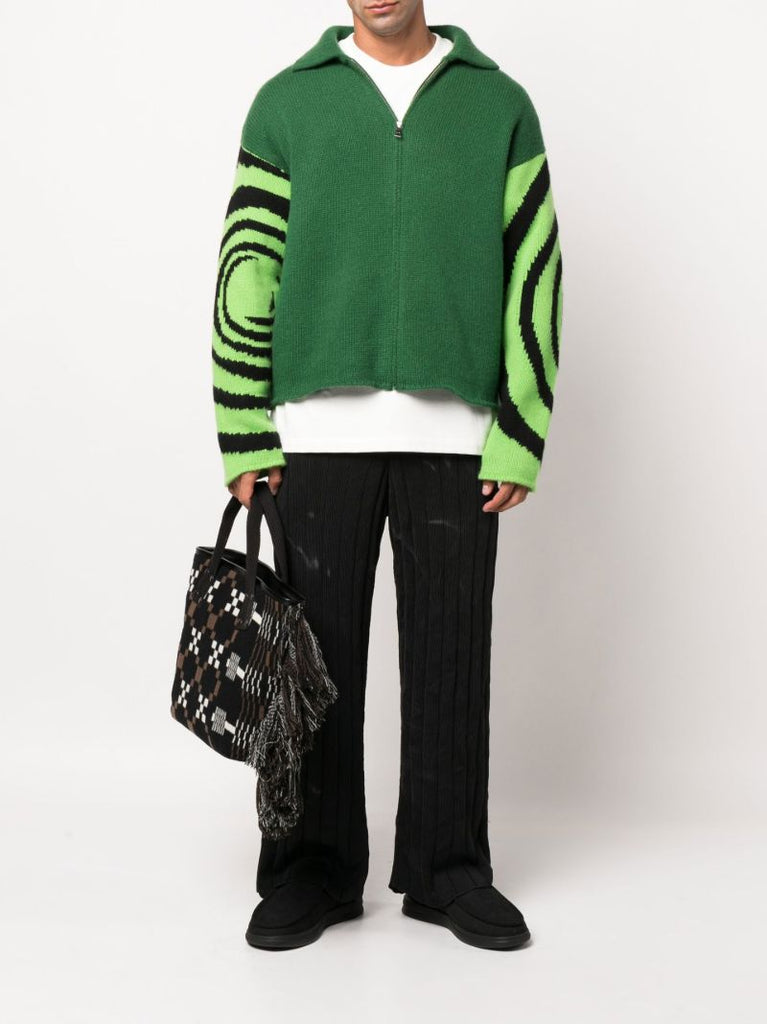 Green Natural Mystic Zip Jacket