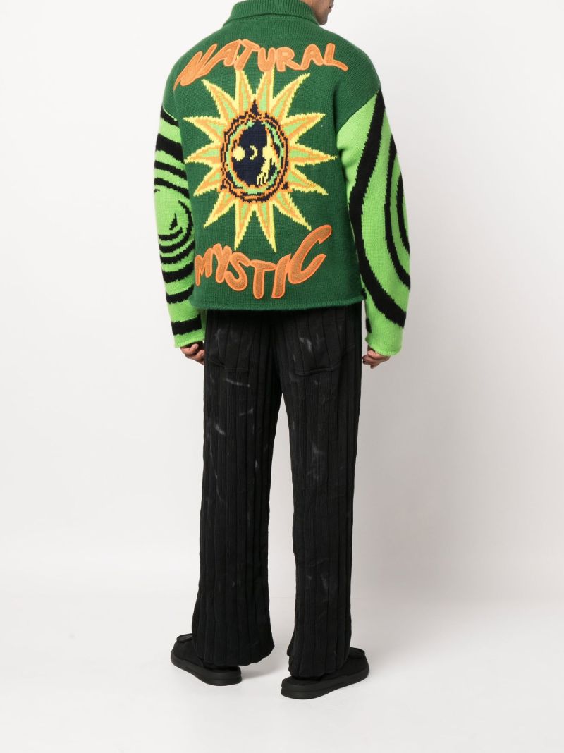 Green Natural Mystic Zip Jacket