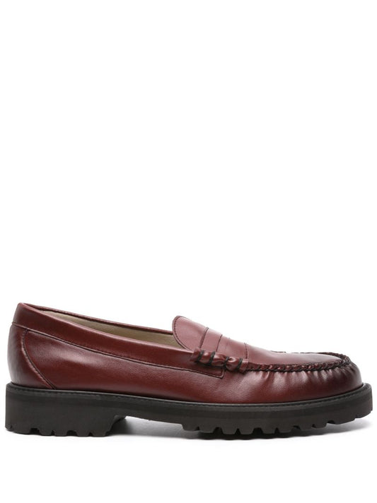 Red Weejun Larson Leather Penny Loafers