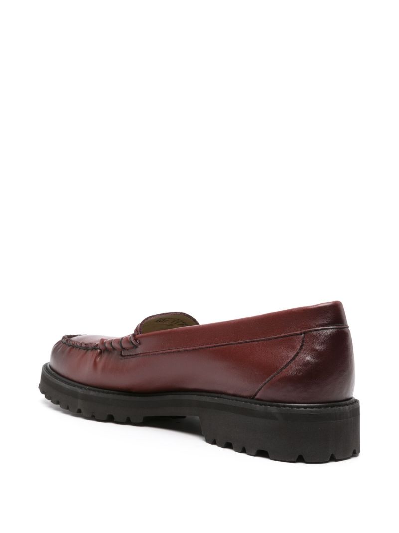 Red Weejun Larson Leather Penny Loafers