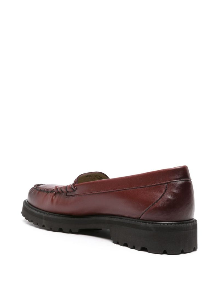 Red Weejun Larson Leather Penny Loafers