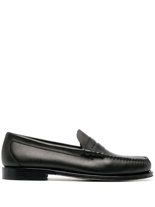 Black Weejuns Larson Leather Penny Loafers