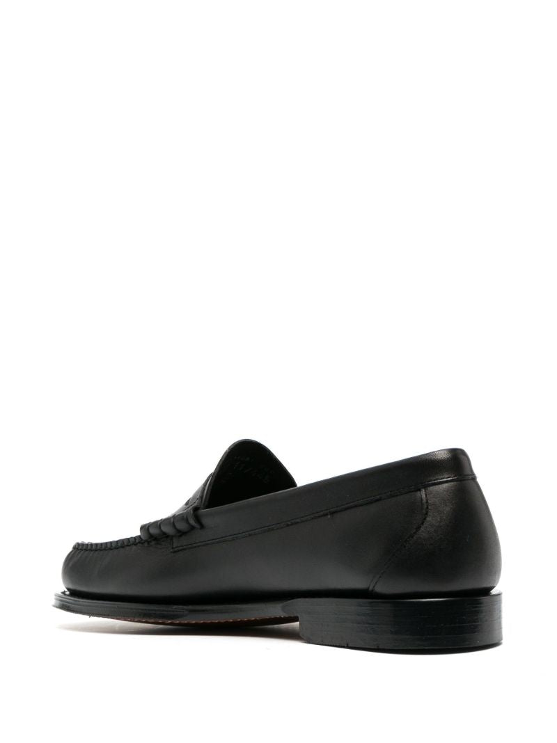 Black Weejuns Larson Leather Penny Loafers