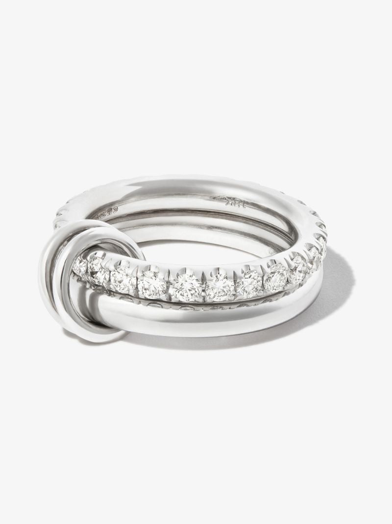 18k White Gold Virgo Diamond Ring