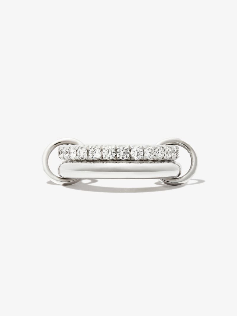 18k White Gold Virgo Diamond Ring