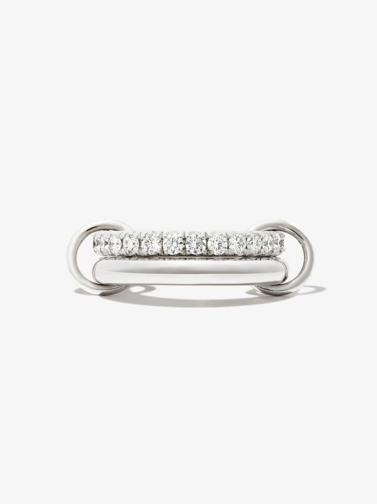 18k White Gold Virgo Diamond Ring