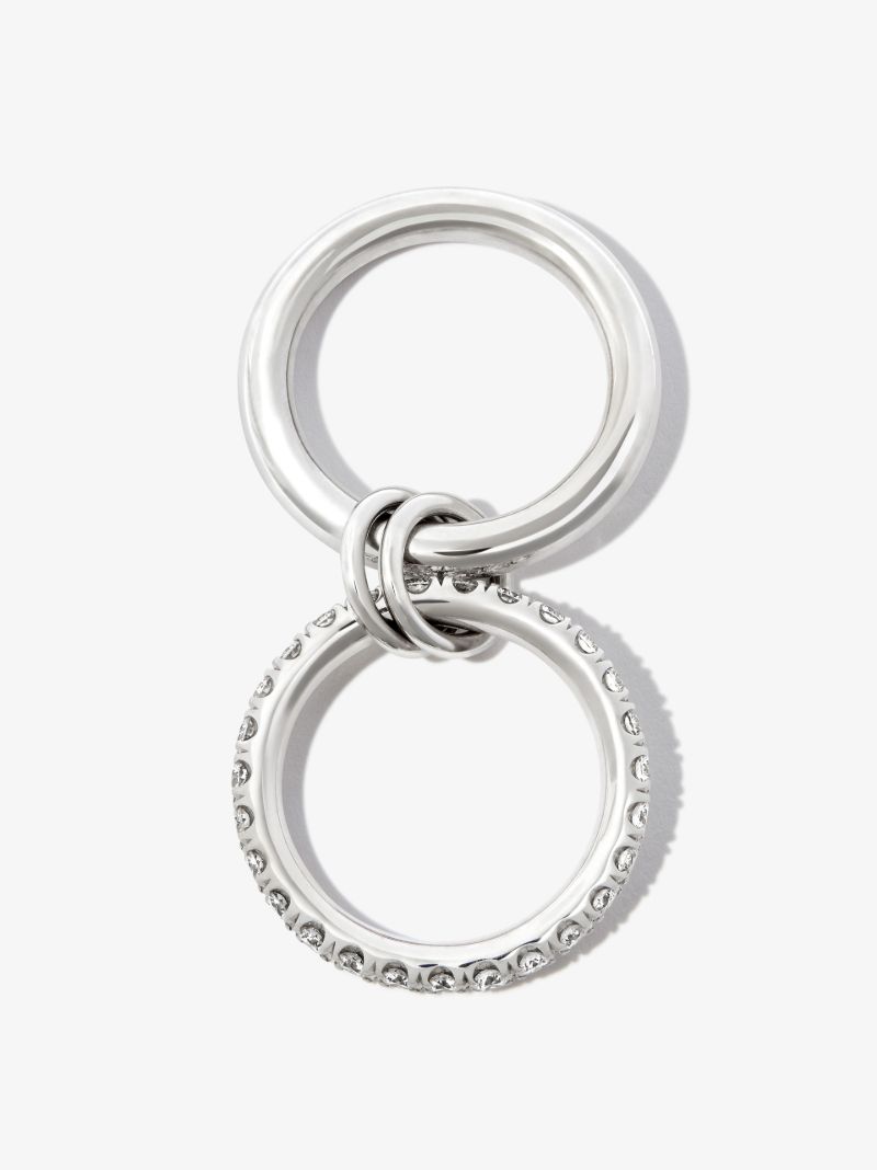 18k White Gold Virgo Diamond Ring