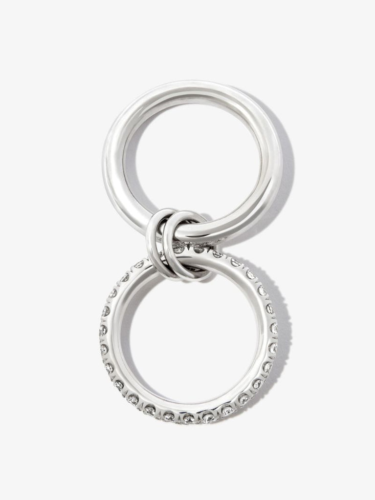 18k White Gold Virgo Diamond Ring