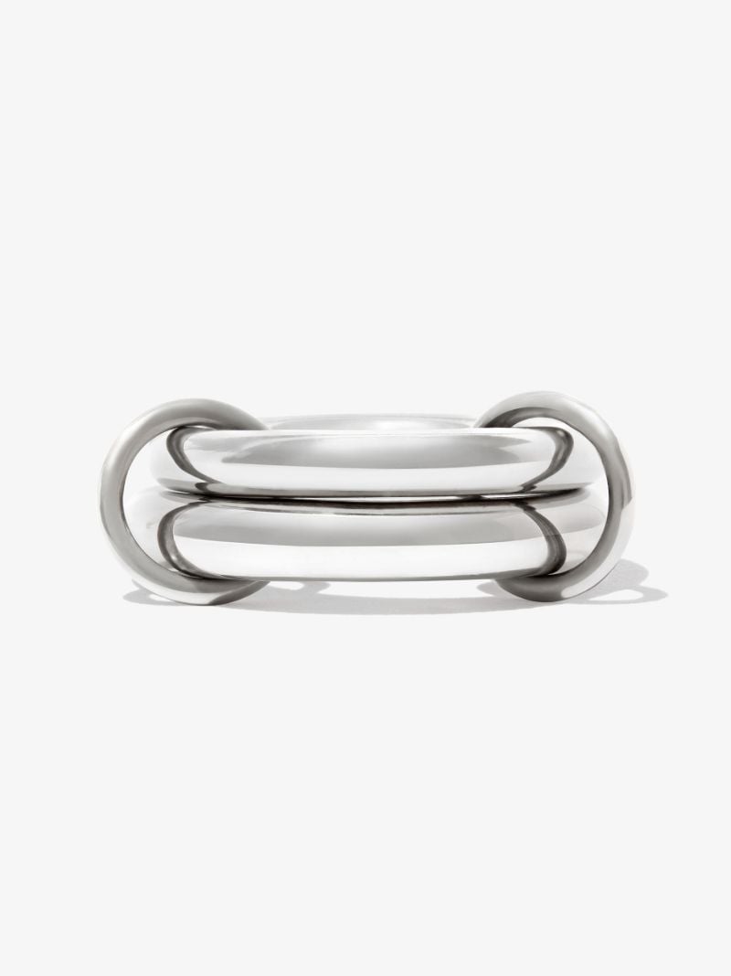 18k Blackened Gold Virgo Ring