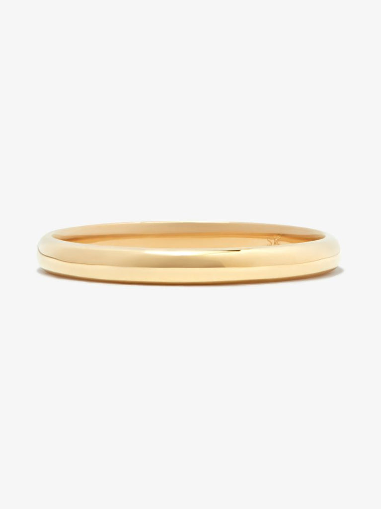 18k Yellow Gold Half Round Ring