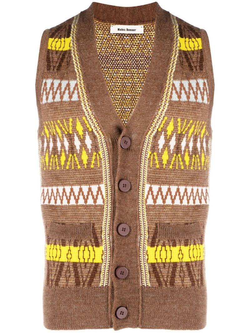 Brown Freedom Knitted Sweater Vest