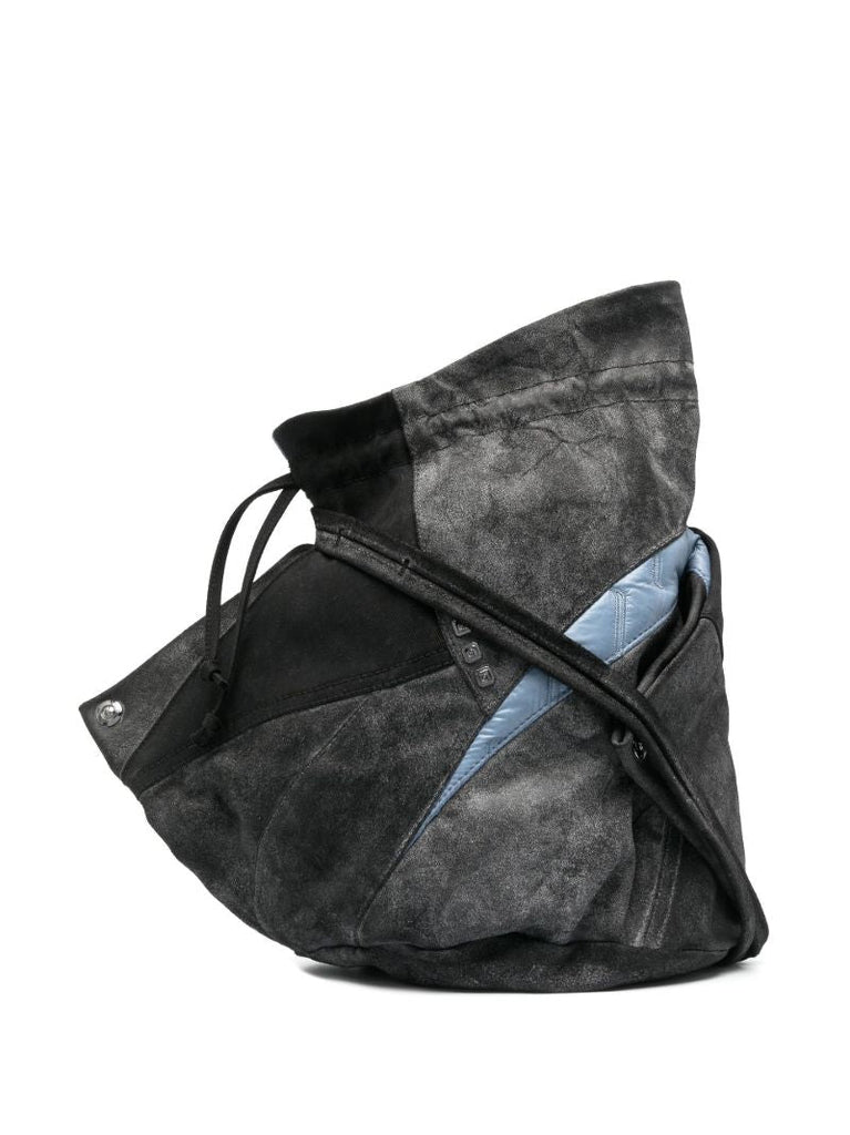 Black Asymmetric Shoulder Bag