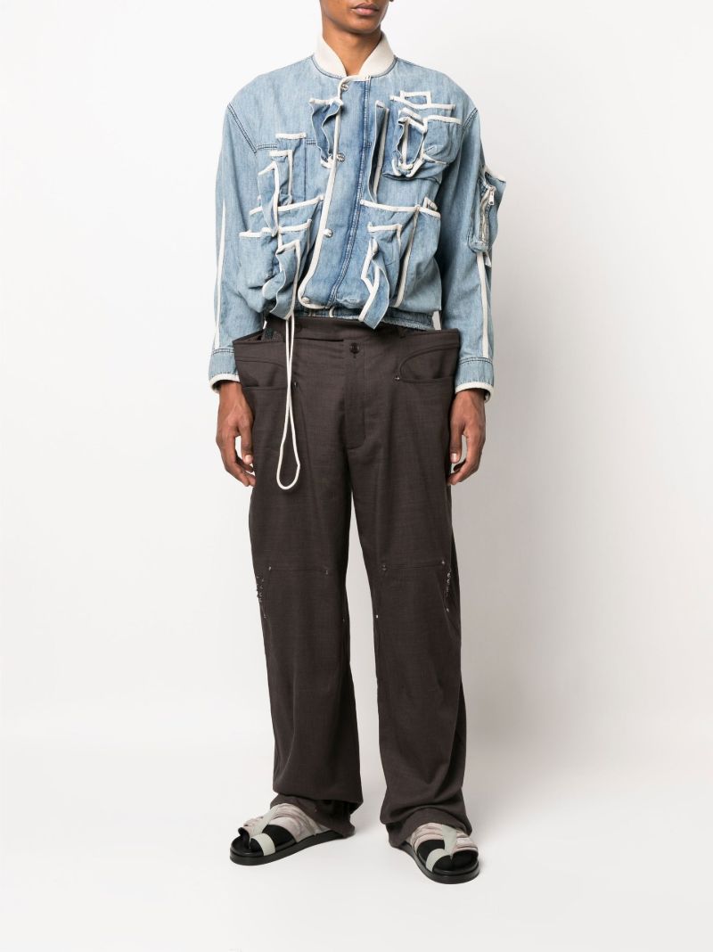 Brown Antharas Wide-leg Trousers