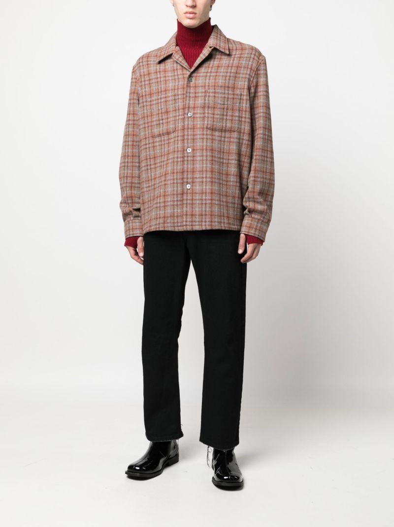 Red Heusaen Check Shirt