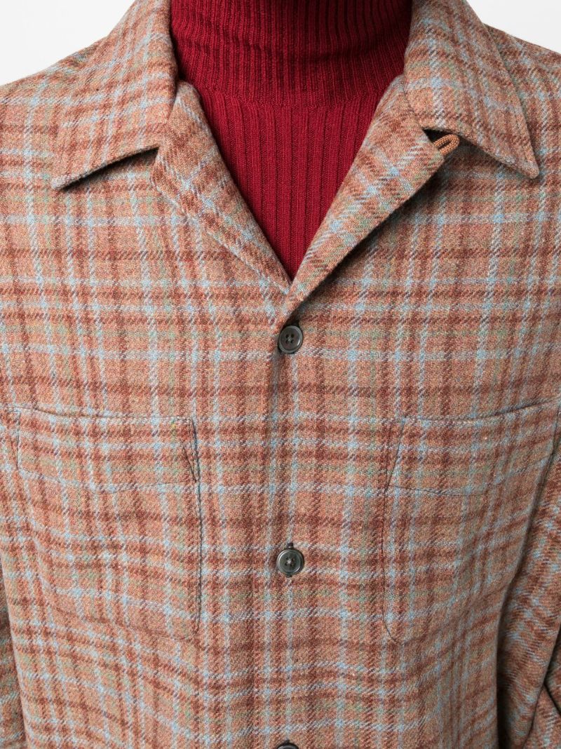 Red Heusaen Check Shirt