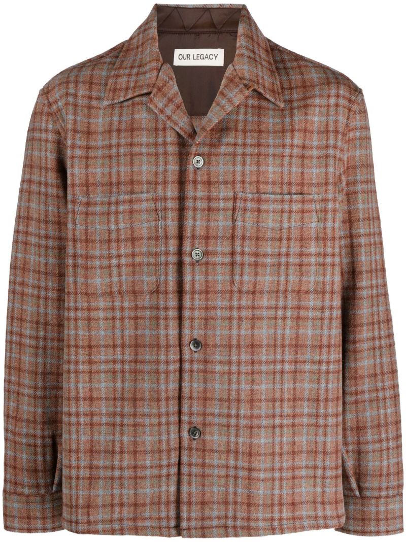 Red Heusaen Check Shirt