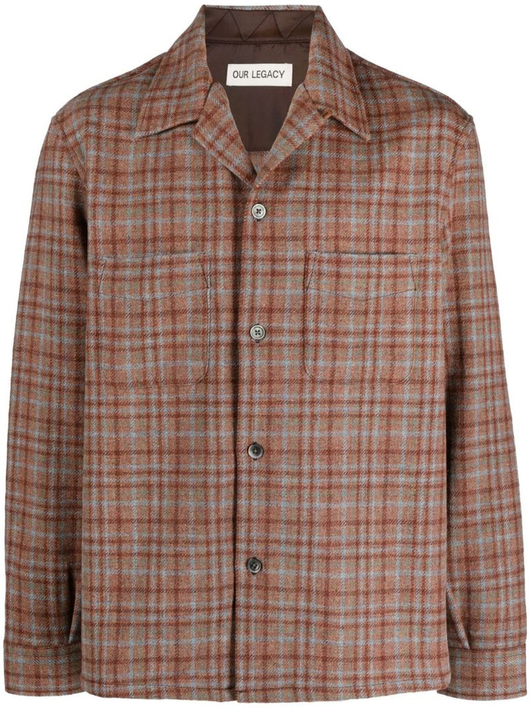 Red Heusaen Check Shirt