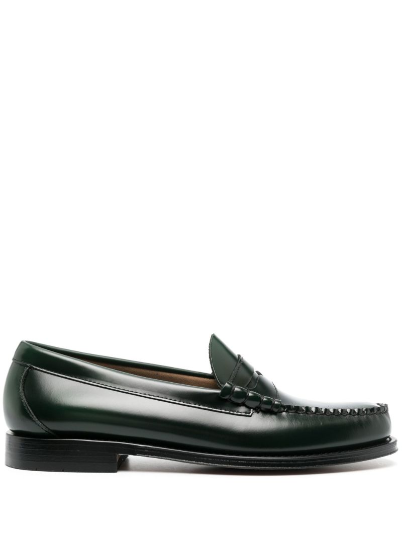Green Larson Penny Loafers
