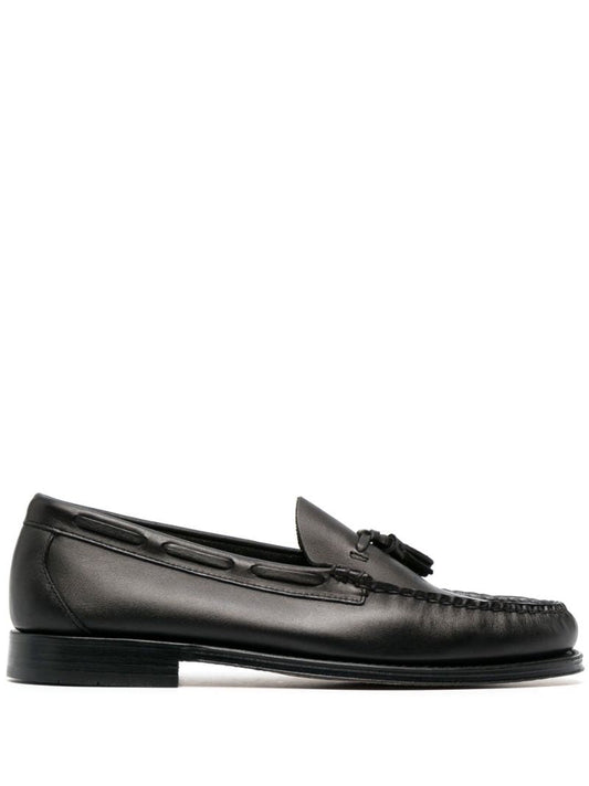 Black Weejuns Larkin Tassel Leather Loafers